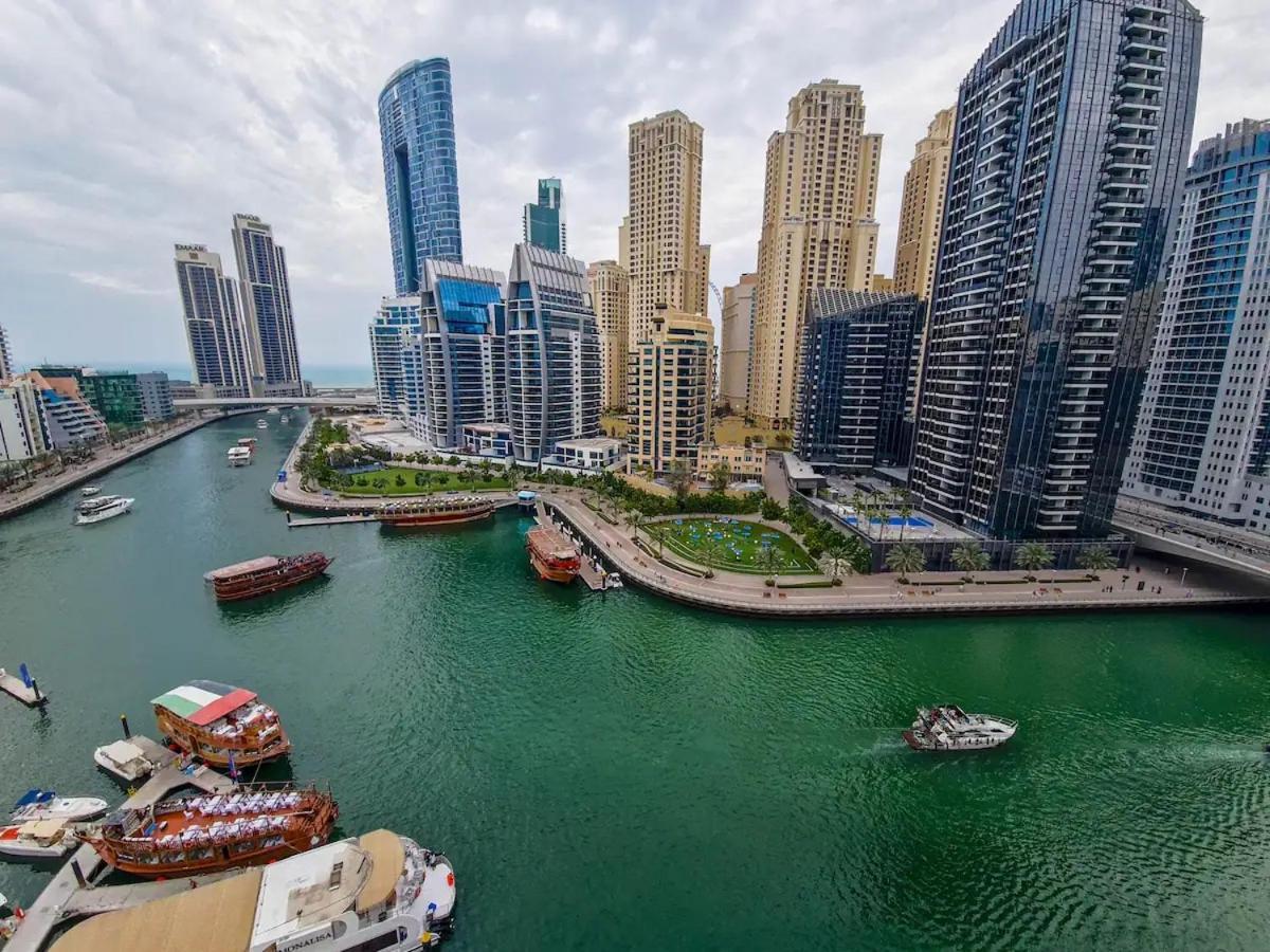 Dubai Marina Amazing View Sea View Apartman Kültér fotó
